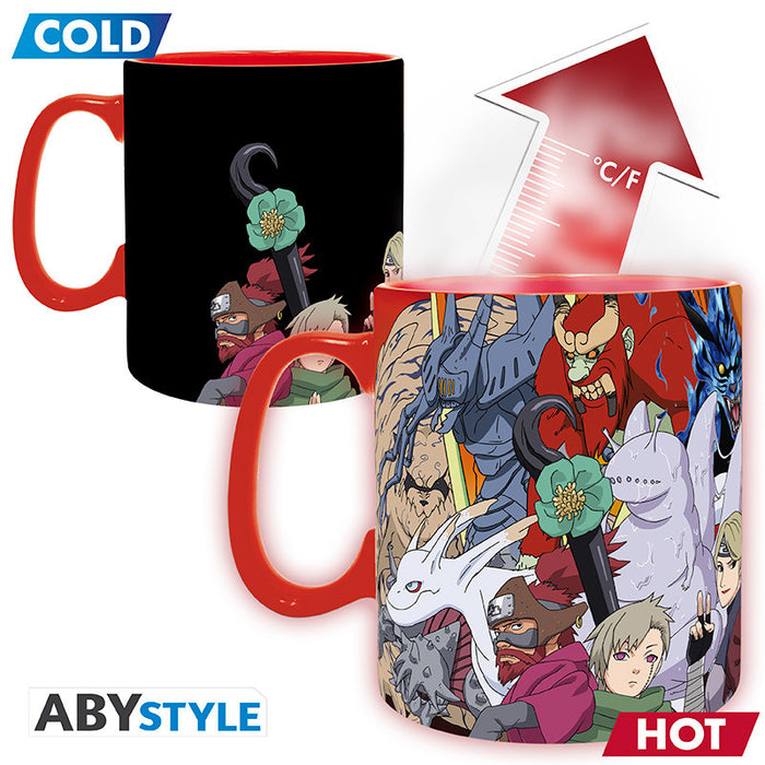 ABYstyle Taza De Ceramica Termocromatica: Naruto Shippuden - JinchUriki 460 ml