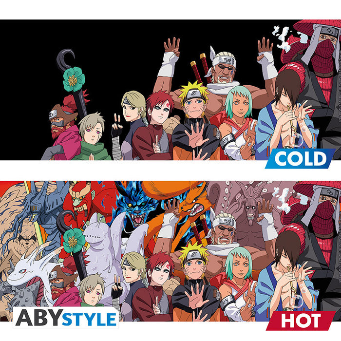 ABYstyle Taza De Ceramica Termocromatica: Naruto Shippuden - JinchUriki 460 ml