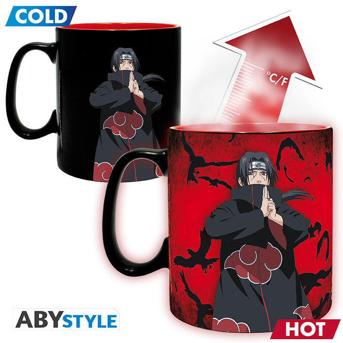 ABYstyle Taza De Ceramica Termocromatica: Naruto Shippuden - Kakashi y Itachi 460 ml