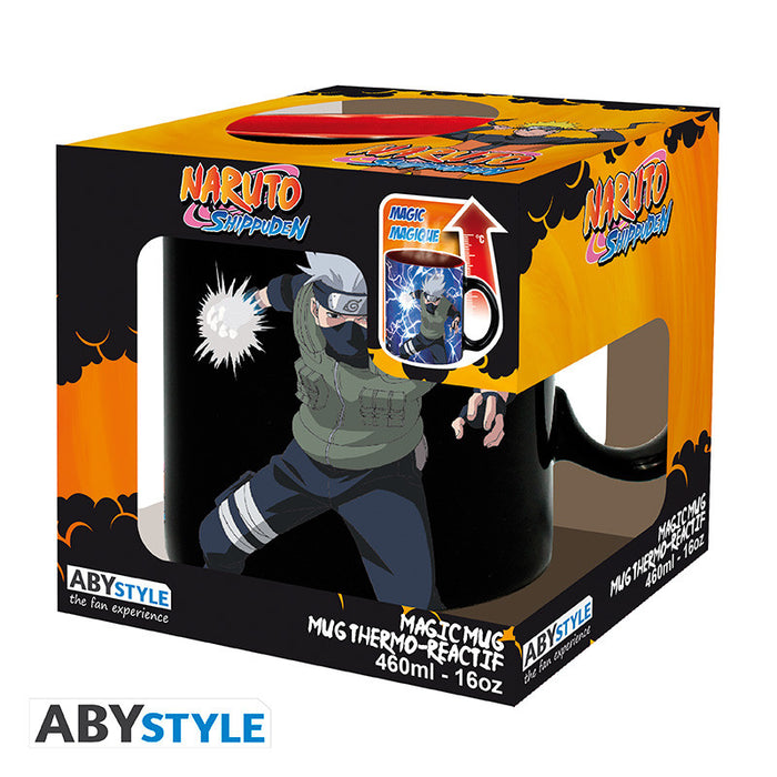 ABYstyle Taza De Ceramica Termocromatica: Naruto Shippuden - Kakashi y Itachi 460 ml