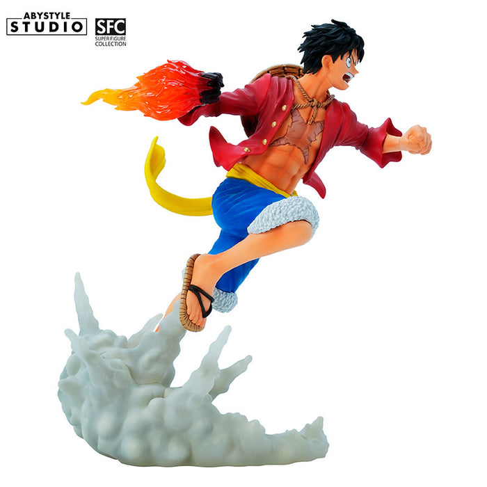 ABYstyle Super Figure Collection: One Piece - Luffy Gomu Gomu no Red Hawk Escala 1/10