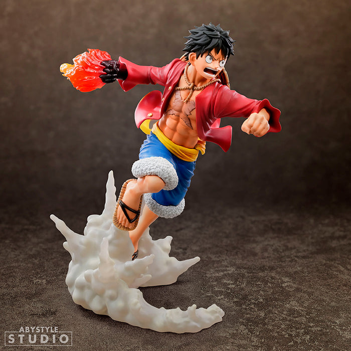 ABYstyle Super Figure Collection: One Piece - Luffy Gomu Gomu no Red Hawk Escala 1/10