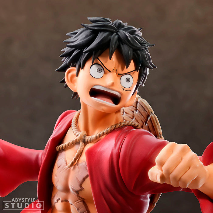 ABYstyle Super Figure Collection: One Piece - Luffy Gomu Gomu no Red Hawk Escala 1/10