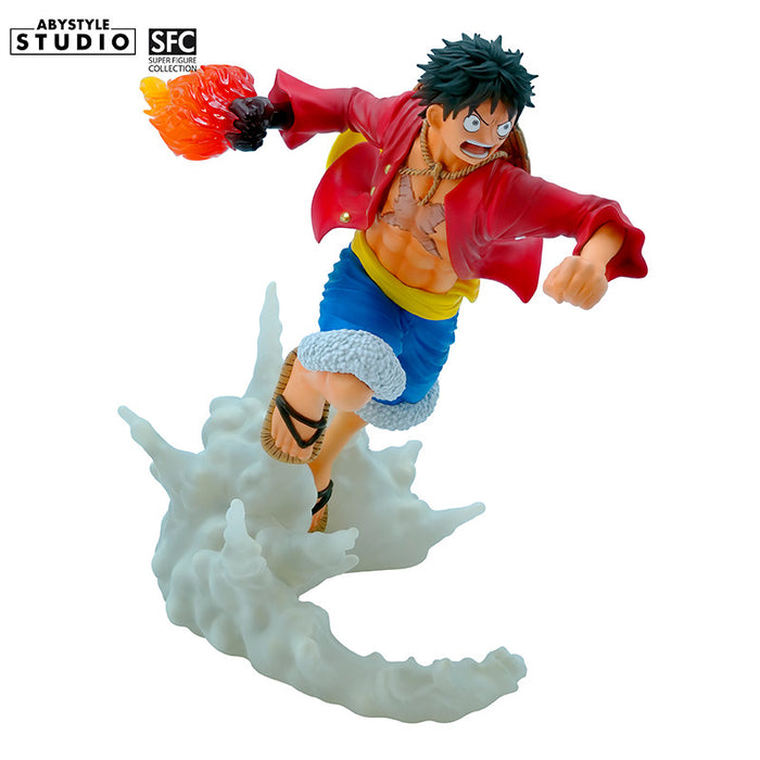 ABYstyle Super Figure Collection: One Piece - Luffy Gomu Gomu no Red Hawk Escala 1/10