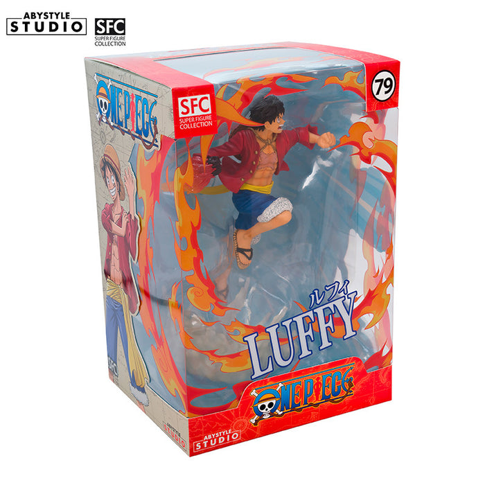 ABYstyle Super Figure Collection: One Piece - Luffy Gomu Gomu no Red Hawk Escala 1/10