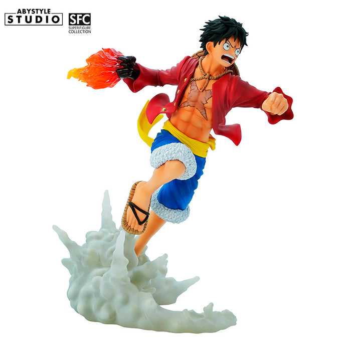 ABYstyle Super Figure Collection: One Piece - Luffy Gomu Gomu no Red Hawk Escala 1/10