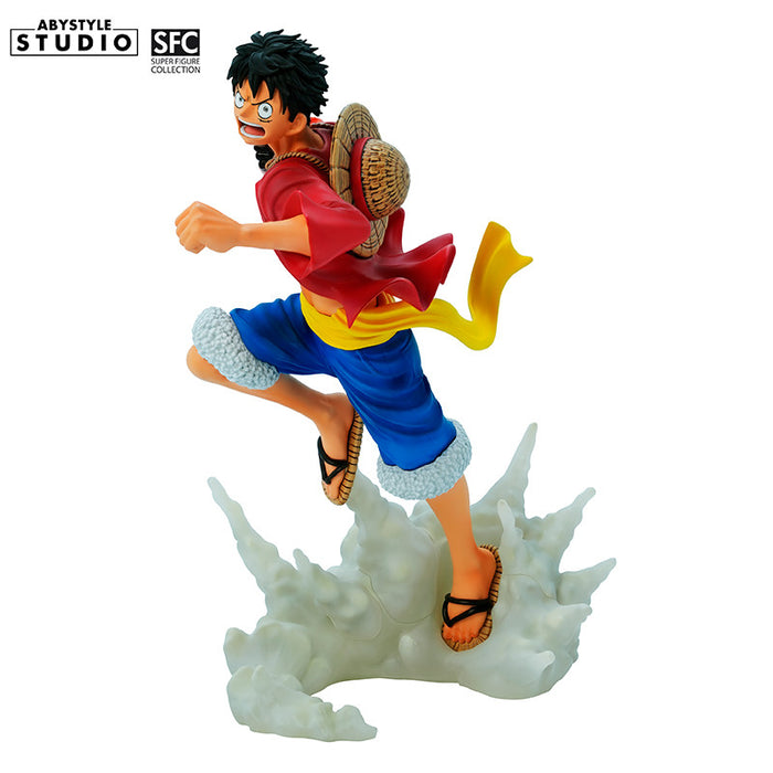 ABYstyle Super Figure Collection: One Piece - Luffy Gomu Gomu no Red Hawk Escala 1/10