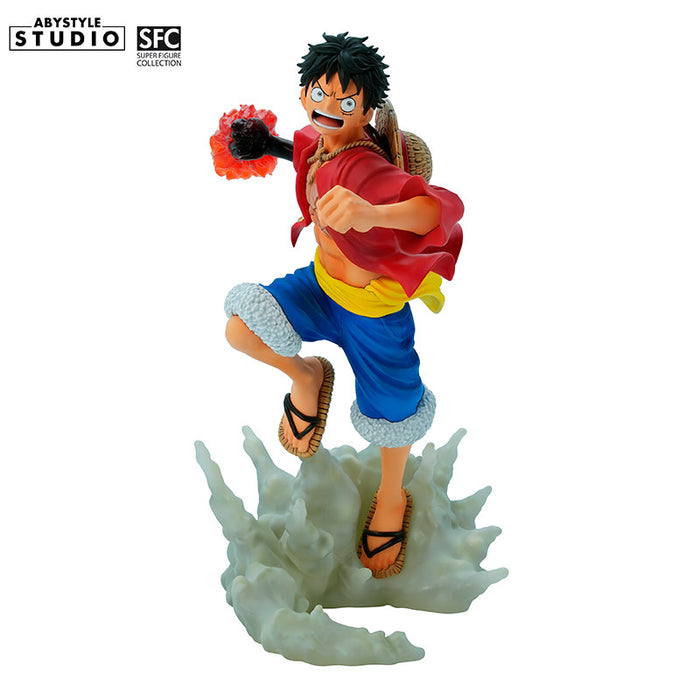 ABYstyle Super Figure Collection: One Piece - Luffy Gomu Gomu no Red Hawk Escala 1/10