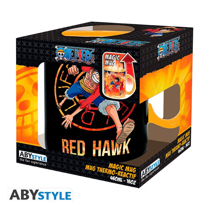 ABYstyle Taza De Ceramica Termocromatica: One Piece - Luffy y Sabo 460 ml