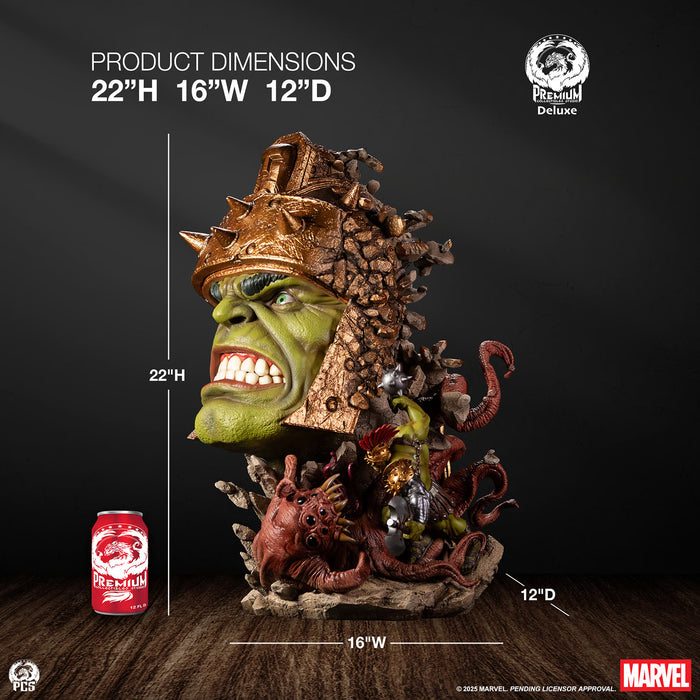 PCS Fine Art Bust: Marvel Comics - Planet Hulk Deluxe 22 Pulgadas