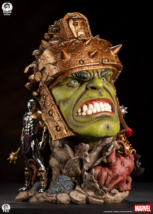 PCS Fine Art Bust: Marvel Comics - Planet Hulk Deluxe 22 Pulgadas