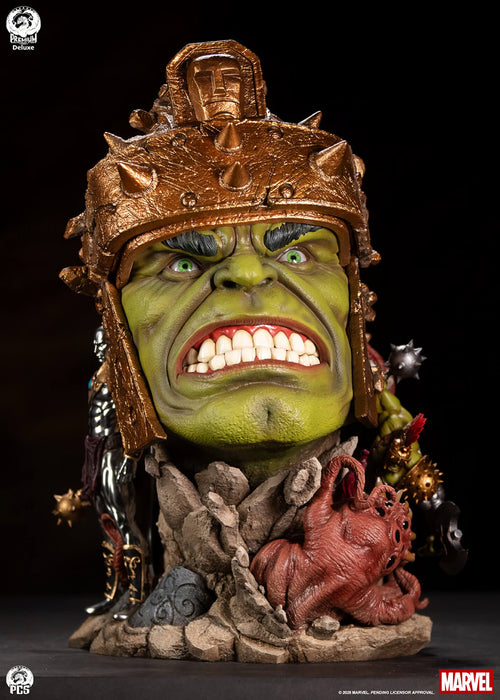 PCS Fine Art Bust: Marvel Comics - Planet Hulk Deluxe 22 Pulgadas