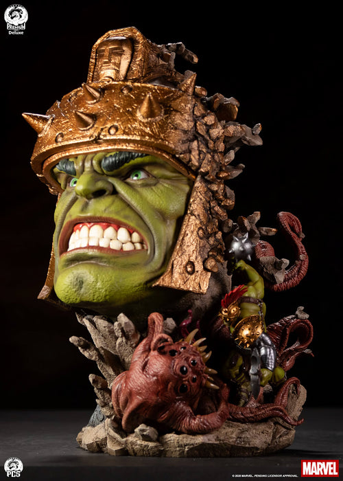 PCS Fine Art Bust: Marvel Comics - Planet Hulk Deluxe 22 Pulgadas
