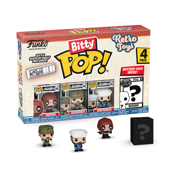 Funko Bitty Pop: Retro Toys -¬¨‚Ä†GI Joe 4 Pack