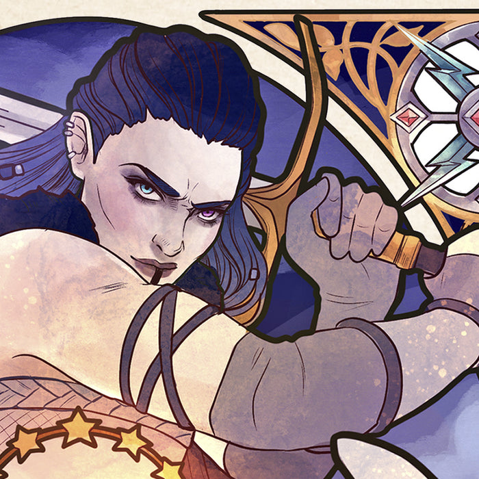 Sideshow Art Print: Critical Role 10 Aniversario - Ashley Johnson Litografia