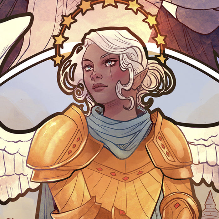 Sideshow Art Print: Critical Role 10 Aniversario - Ashley Johnson Litografia