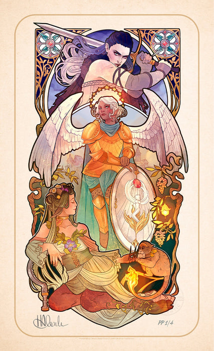 Sideshow Art Print: Critical Role 10 Aniversario - Ashley Johnson Litografia