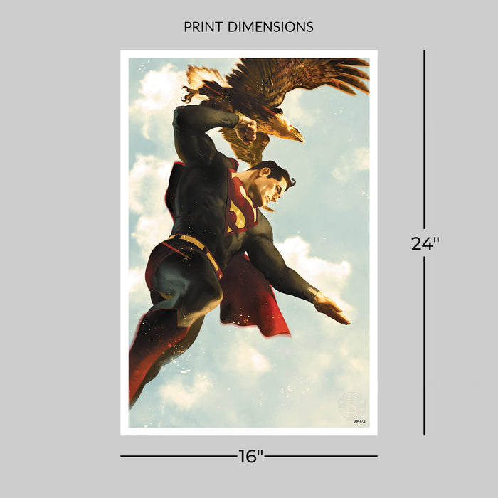 Sideshow Art Print: DC Comics - Superman Action Comics Num 1075 2024 Litografia