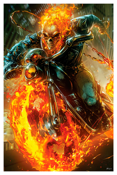 Sideshow Art Print: Marvel Cosmic Ghost Rider Num 4 2018 - Ghost Rider Litografía