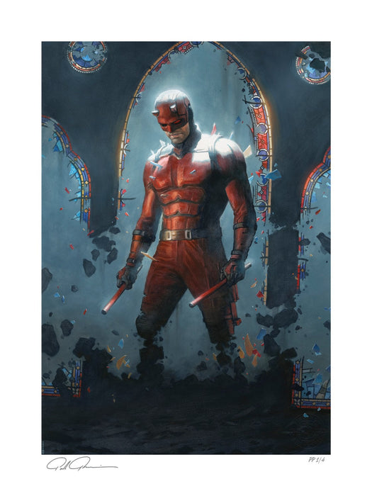 Sideshow Art Print: Marvel Daredevil Born Again - Daredevil Litografia