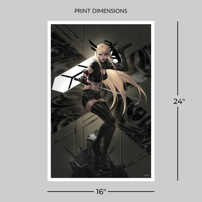 Sideshow Art Print: Marvel X-Men Num 10 2025 - Illyana Rasputin Magik Litografía