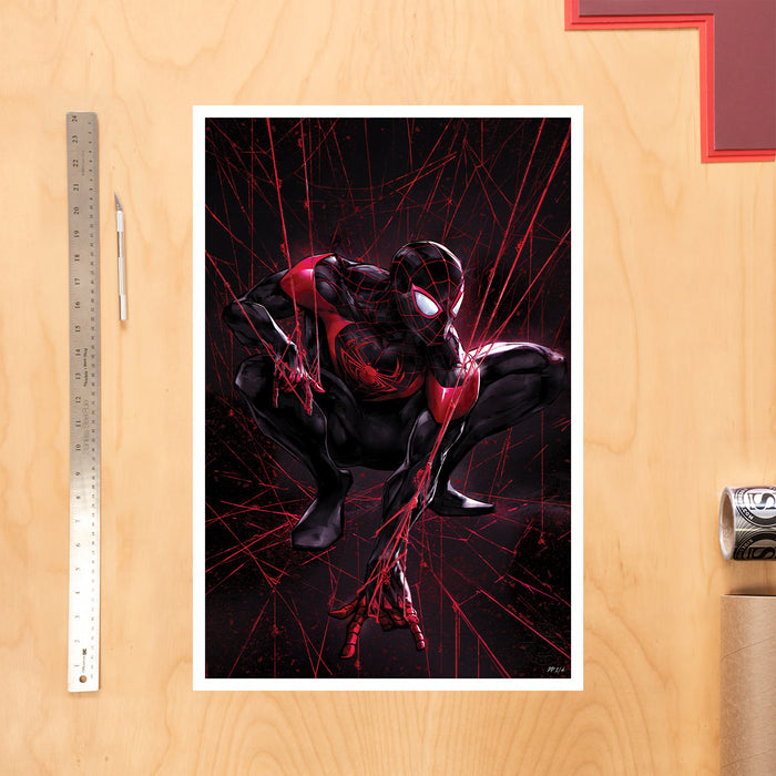 Sideshow Art Print: Marvel - Spider-Man Miles Morales Num 42 2022 Litografía