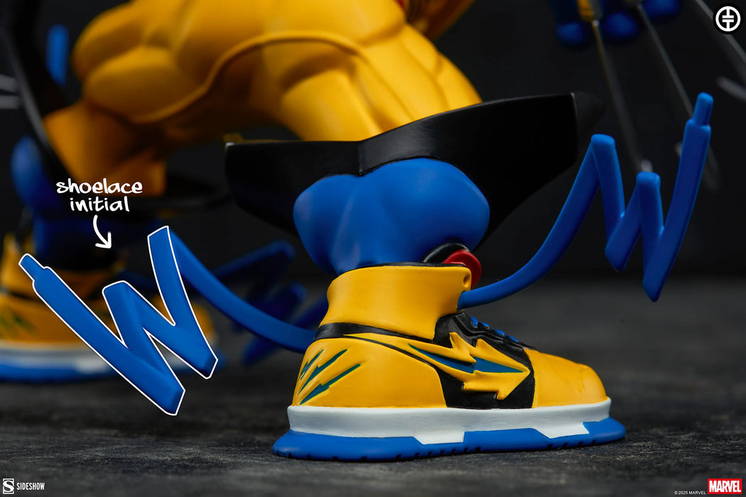 Sideshow Designer Collectible Statue: Marvel -  Wolverine 9.5 Pulgadas
