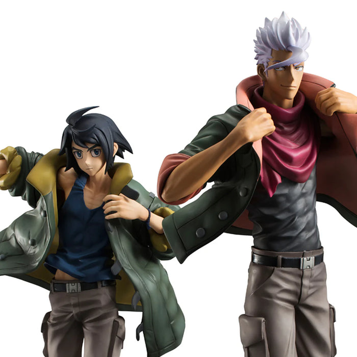 Megahouse Figures Gem Series: Mobile Suit Gundam Iron Blooded Orphans - Mikazuki Augus & Orga Itsuka 2 Pack