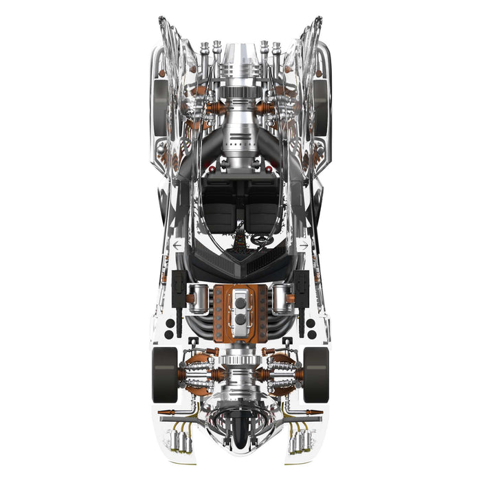 Super7 Super Cyborg: DC Batman de 1989 - Batmovil Clear 13 Pulgadas