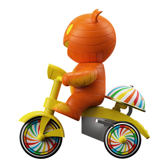 Super7 Super Cycles: Mummy Boy - Mummy Boy Naranja Triciclo Amarillo Sdcc 2025