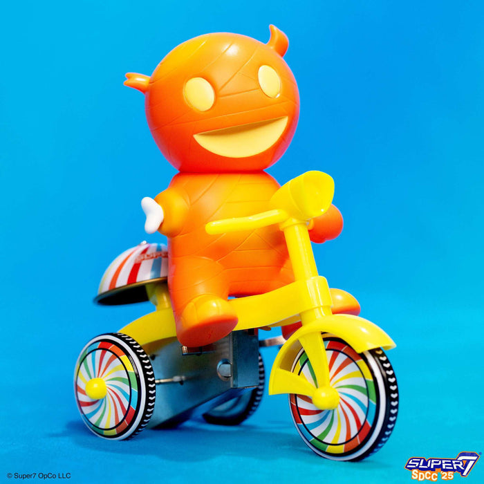 Super7 Super Cycles: Mummy Boy - Mummy Boy Naranja Triciclo Amarillo Sdcc 2025