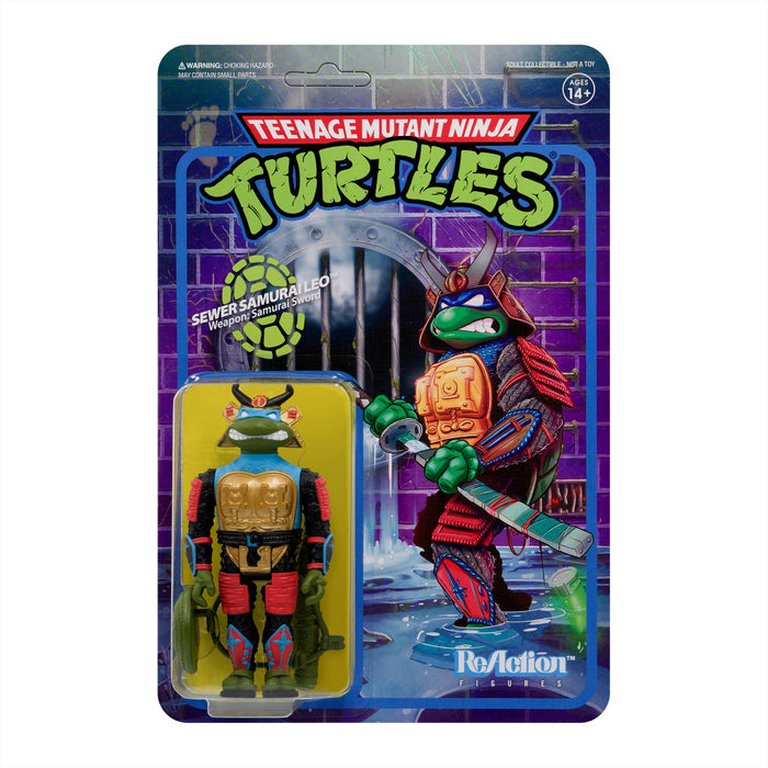 Super7 Reaction: TMNT Tortugas Ninja - Leonardo Samurai