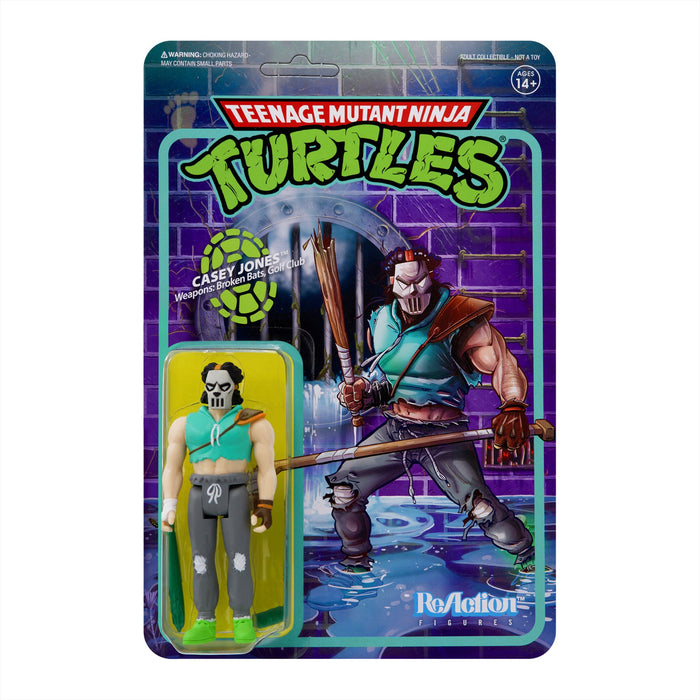 Super7 ReAction: TMNT Tortugas Ninja - Casey Jones