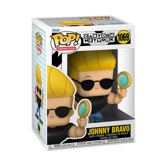 Funko Pop Animation: Johnny Bravo Cartoon Network - Johnny Con Peine y Espejo