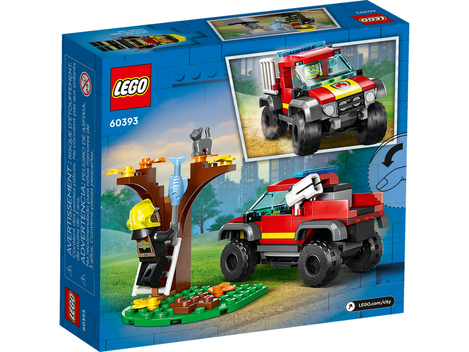 LEGO City Camion de Rescate 4x4 de Bomberos 60393