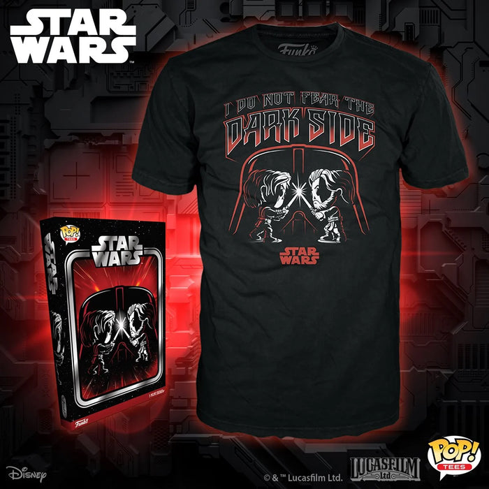 Funko Boxed Tee: Star Wars - Anakin vs Obi Wan Playera Extra Grande