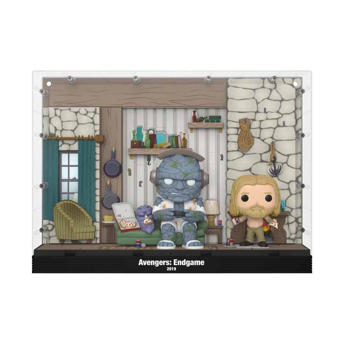 Funko Pop Movie Moment Deluxe: Marvel Avengers Endgame - Casa de Thor