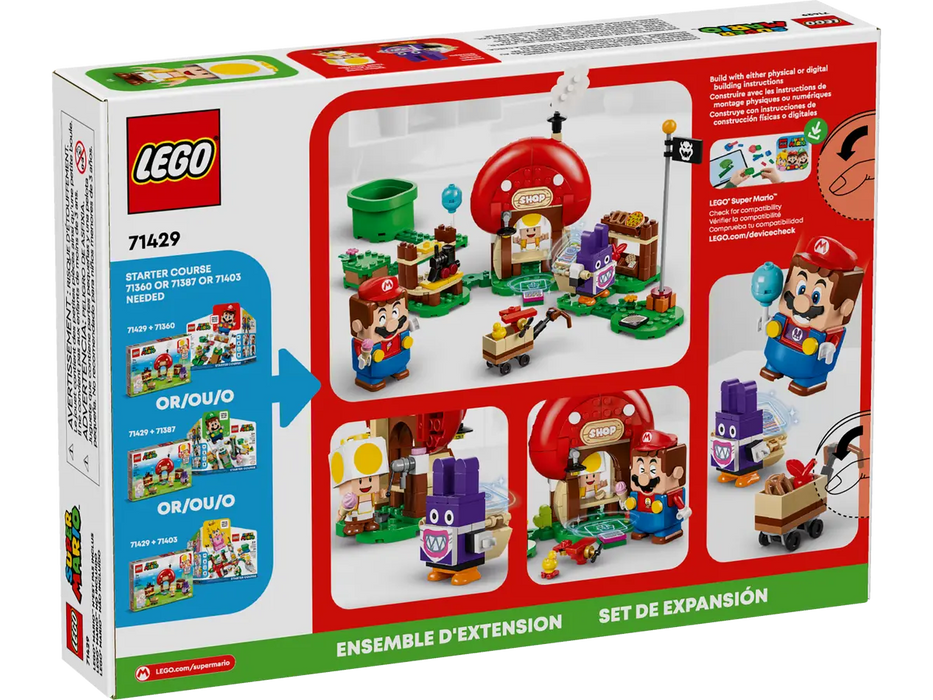 LEGO Super Mario Set de Expansion: Caco Gazapo en la tienda de Toad 71429