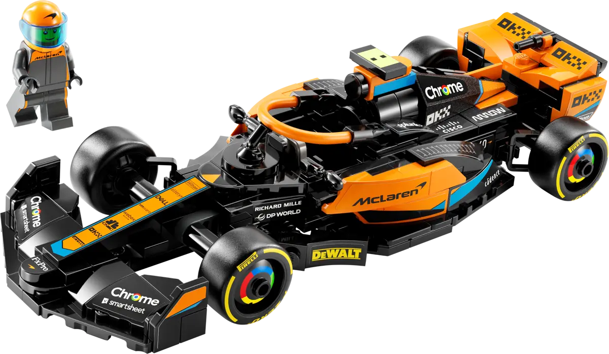 LEGO Speed Champions Coche de Carreras de Formula 1 McLaren 2023 76919