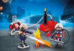 Playmobil City Action - Parque de Bomberos: Bomberos con bomba de agua 9468