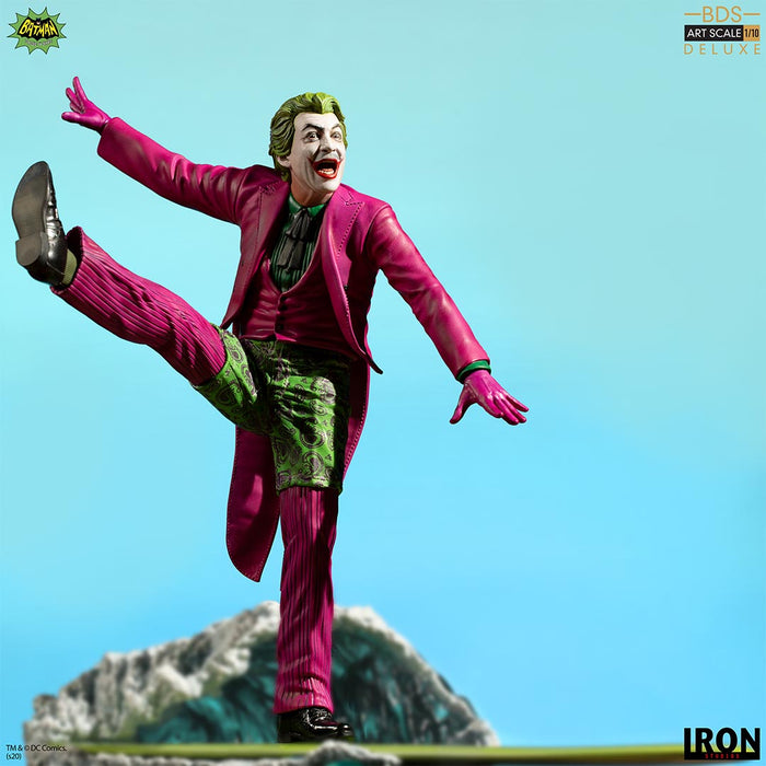 IRON Studios: DC Batman 66 - Joker Deluxe BDS Escala de Arte 1/10