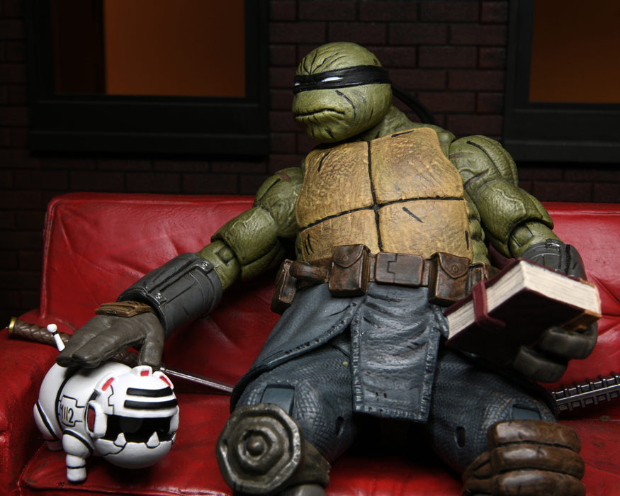 NECA Figura de Accion Ultimate: TMNT Tortugas Ninja IDW Comics - The Last Ronin Sin Armadura 7 Pulgadas