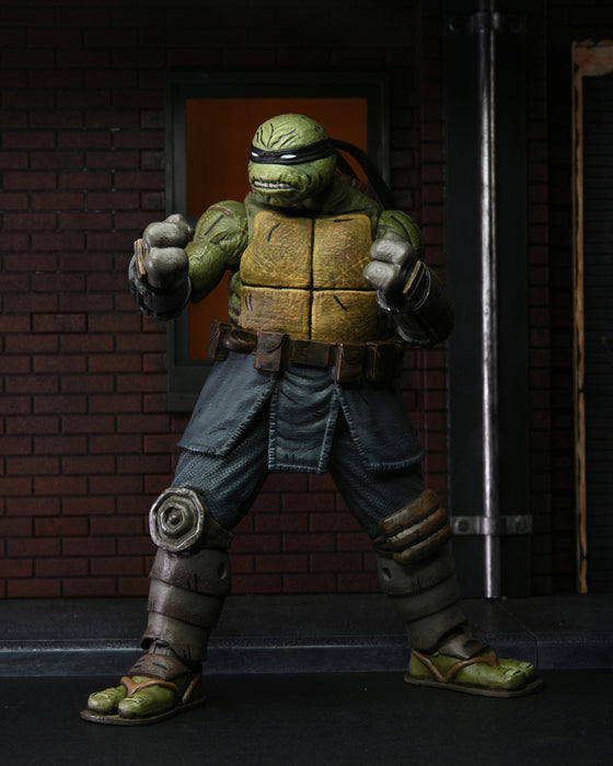 NECA Figura de Accion Ultimate: TMNT Tortugas Ninja IDW Comics - The Last Ronin Sin Armadura 7 Pulgadas
