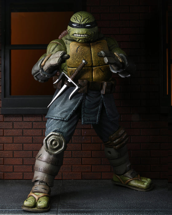 NECA Figura de Accion Ultimate: TMNT Tortugas Ninja IDW Comics - The Last Ronin Sin Armadura 7 Pulgadas