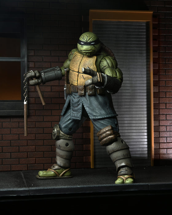 NECA Figura de Accion Ultimate: TMNT Tortugas Ninja IDW Comics - The Last Ronin Sin Armadura 7 Pulgadas
